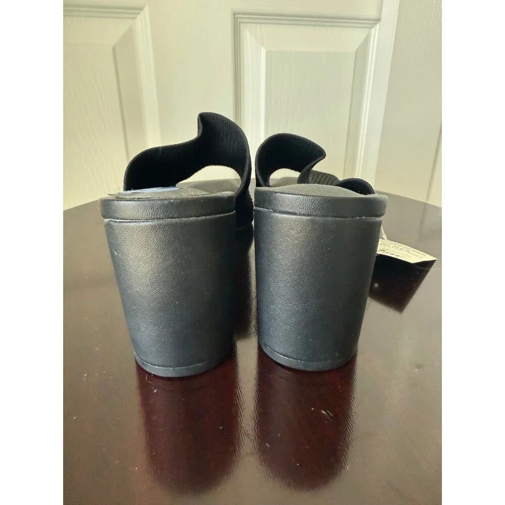 black sandals